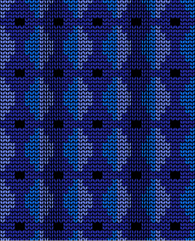 Four Color Intarsia Design Knitting Chart