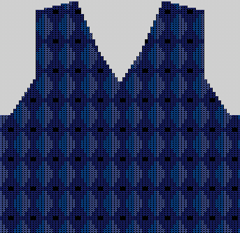 Four Color Intarsia Design Knitting Chart