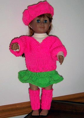 American Girl Leg Warmers Knitting Pattern