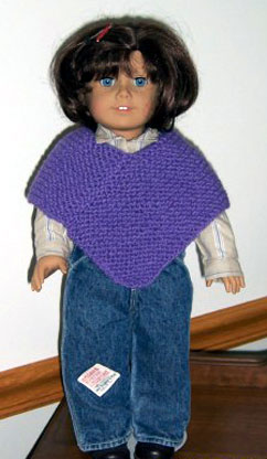 American Girl Poncho Knitting Pattern