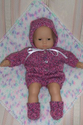 Bitty Baby Layette Knitting Pattern