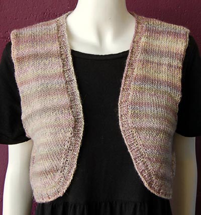 Knitting Pattern Bolero Vest