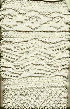 Aran or Fisherman Afghan Knitting Pattern