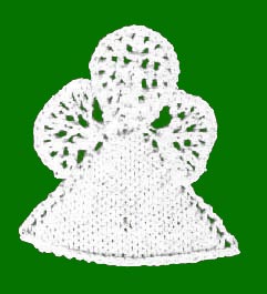 Angel Christmas Ornament Knitting Pattern