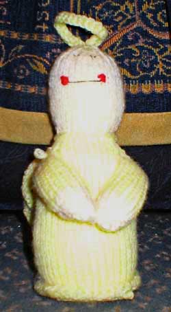Christmas Angel Ornament Knitting Pattern