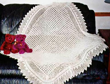 NobleKnits Knitting Blog: Sweet! Free Baby Blanket Knitting Pattern