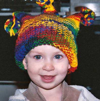 Baby Jester Hat Knitting Pattern