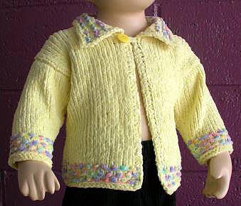 Baby Sweater With Collar Knitting Pattern
