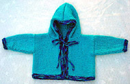 Baby Hooded Cardigan Sweater Knitting Pattern