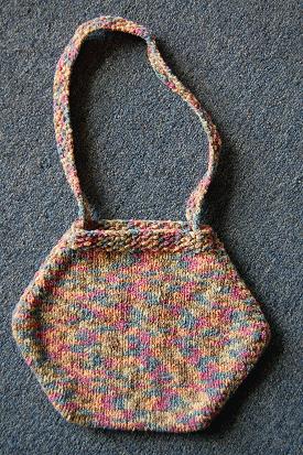 Hexagon Purse Knitting Pattern