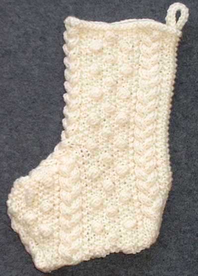 Aran Christmas Stocking