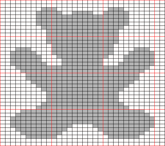 Teddy Bear Knitting Chart