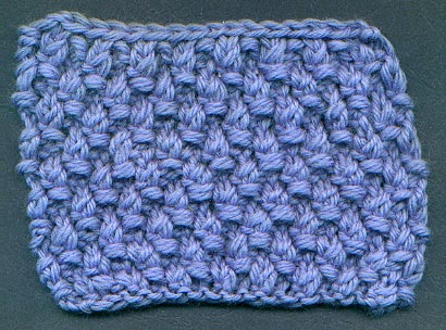 Blanket Moss Stitch