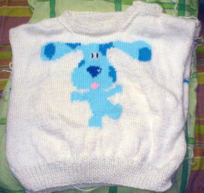 Blue's Clues Knitting Chart