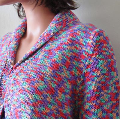 Shawl Collar Bolero Knitting Pattern