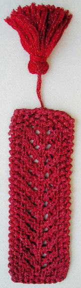 Lace Bookmark Knitting Pattern