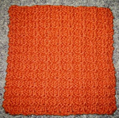 Checks and Ridges Knitting Pattern