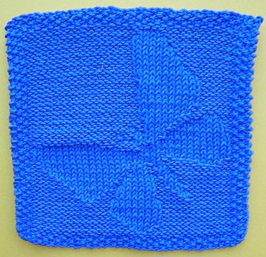 Butterfly Dish Or Face Cloth Knitting Pattern