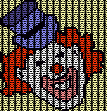 Clown Knitting Chart