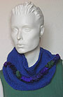 Easy Ruffle Cowl Knitting Pattern