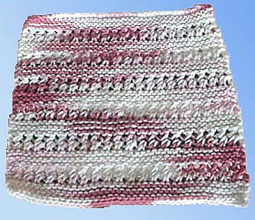 Garter Stitch Lace Cloth