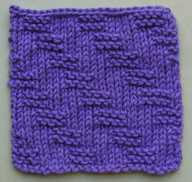 Garter Stitch Steps Knitting Stitch Pattern
