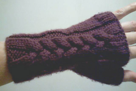 gauntlets knitting pattern