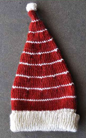 Candy Cane Hat Knitting Pattern