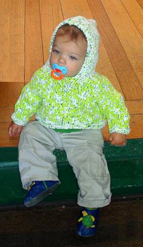 Hoodie For Babies And Children Knitting Pattern