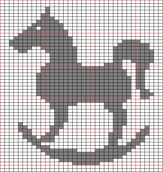 Rocking Horse Knitting Chart