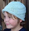 Roll Brim Spiral Hat Knitting Pattern