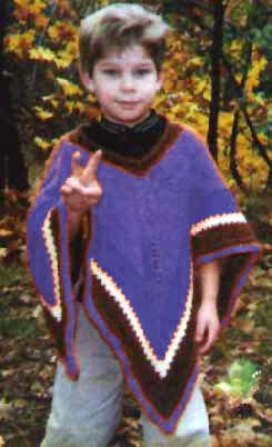 Child's Poncho Knitting Pattern