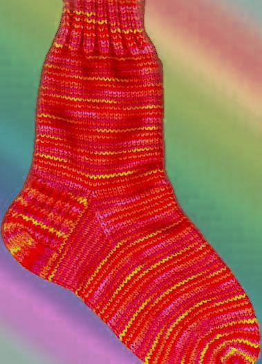 beginner socks knitting pattern