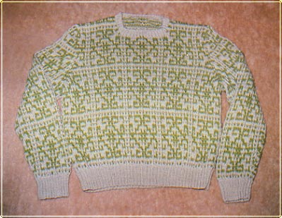 Man's Mosaic Pullover