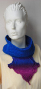 Cowl With Decorative Medallion Knitting Pattern