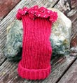 Ruffled Fingerless Mitts Knitting Pattern