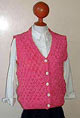 Woman's Cardigan Vest Knitting Pattern