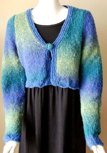 Cropped Cardigan Knitting Pattern