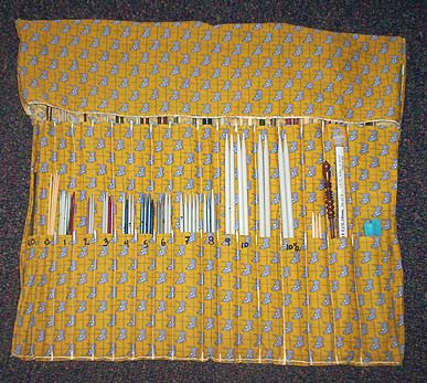 Knitting needle case pattern 