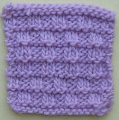 Purled Ladder Stitch Knitting Stitch Pattern