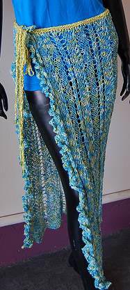 Sarong Cover Up Knitting Pattern