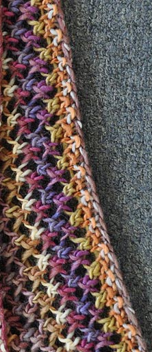 Colorful Lace Scarf Knitting Pattern