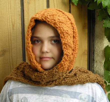 Scoodie (Scarf and Hood) Knitting Pattern