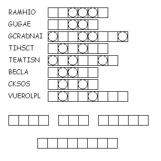 Knitting Word Scramble