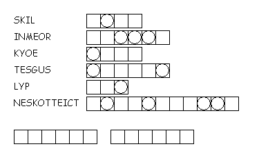 Knitting Word Scramble