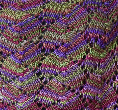 Shell Lace Shawl Knitting Pattern