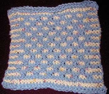 Slip Stitch Dishcloth