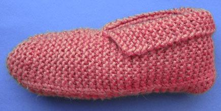 Knitting Pattern For Slippers With Cuffs