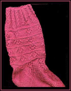 Cat's Paw Socks Knitting Pattern