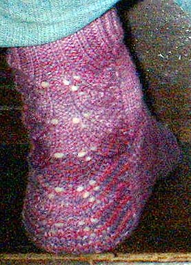 clog socks knitting pattern